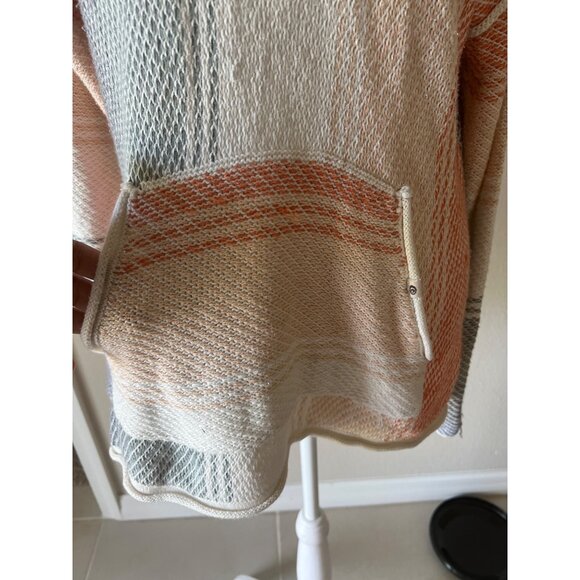 Womens Ripcurl  Crochet Beach Sweater comfy casual pink blue MEDIUM - Picture 3 of 7